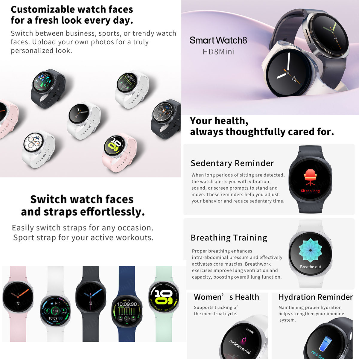 2026 New Watches 8 Mini GPS Tr - đánh giá và giá Smartwatch Watches For Women With Gps