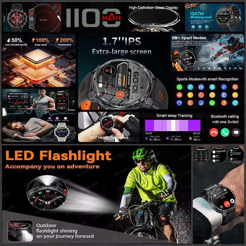 T-REX 3 Military Smartwatch Me - đánh giá và giá Altimeter Compass Watch