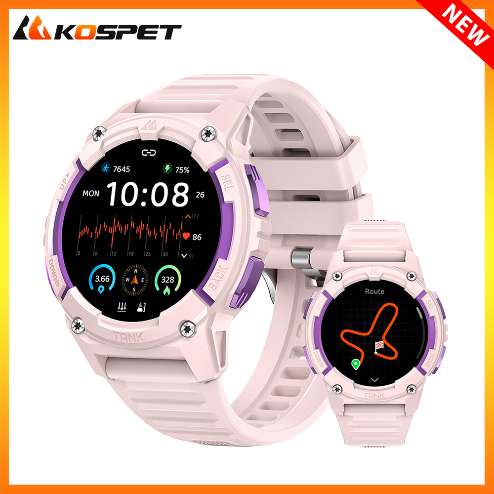KOSPET TANK S2 GPS Smart Watch - đánh giá và giá Smartwatch Watches For Women With Gps