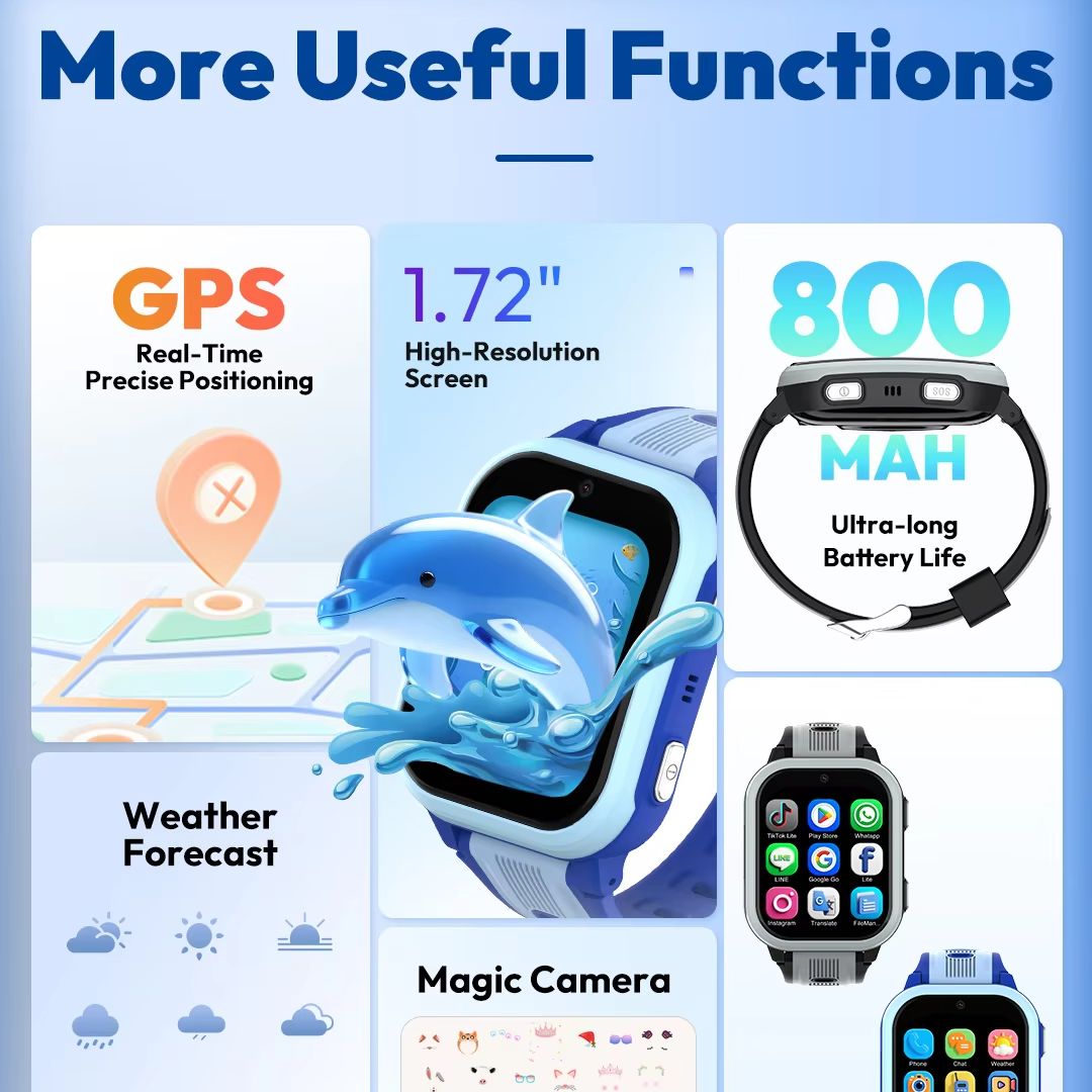 Wonlex 4G Kids Smart Watch KT4 - đánh giá và giá Smartwatch Watches For Kids With Gps