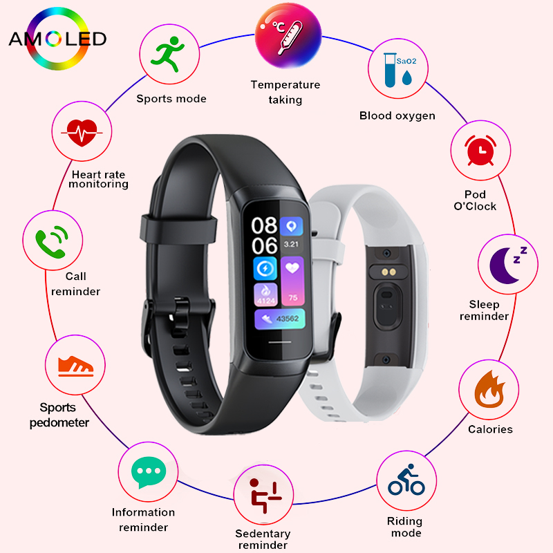 LIGE 1.1 Inch Amoled Heart Rat - đánh giá và giá Smartwatch Watches Price