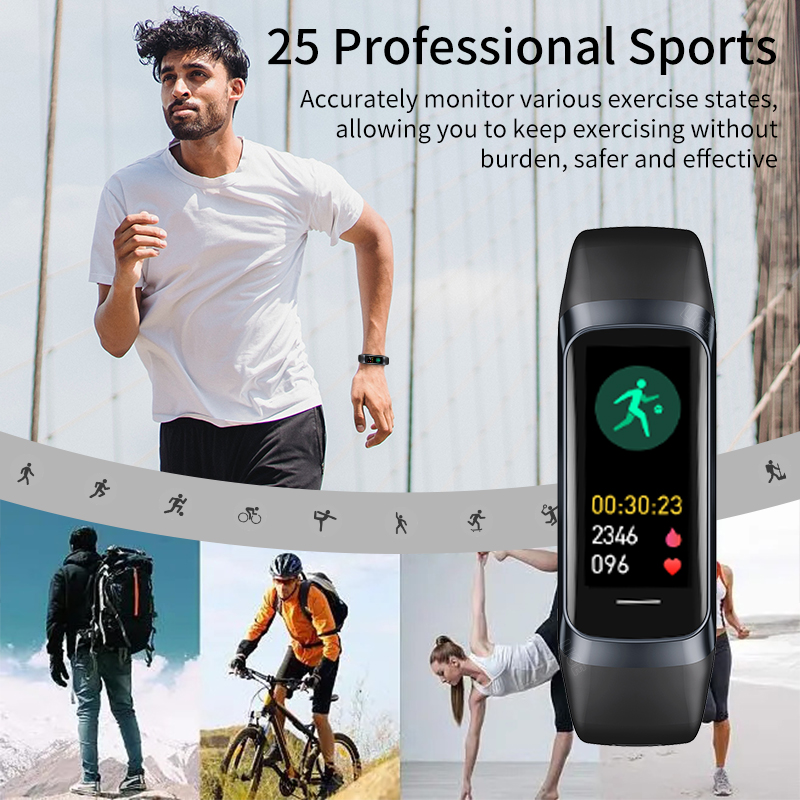 LIGE 1.1 Inch Amoled Heart Rat - đánh giá và giá Smartwatch Watches Price