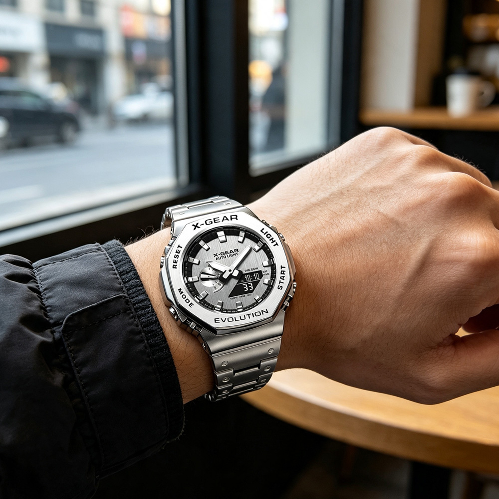 X-GEAR Dual Display Digital Sp - đánh giá và giá Smartwatch Watches For Girls