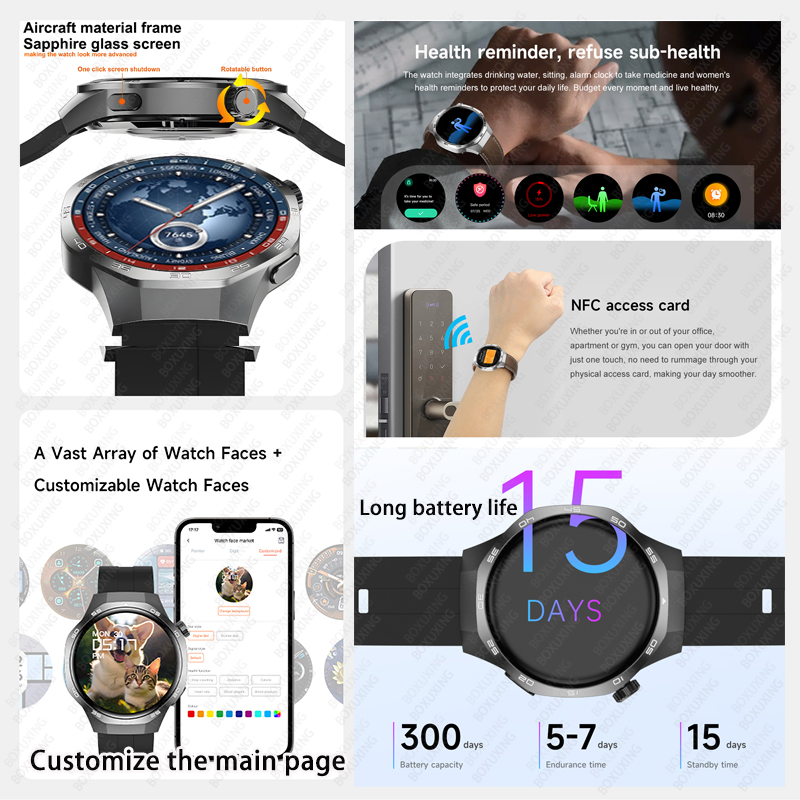 2026 New BOXUXING Watch 5 MAX  - đánh giá và giá Smartwatch Watches For Women With Gps